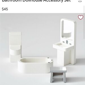 COMBO Pottery Barn Kids Dollhouse furniture (Bathroom and Nursery set)